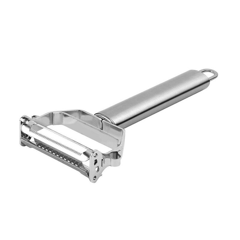 1Pc Gemüse Schäler Edelstahl Küche Kartoffel Schäler Metall Karotte Reibe Schneidemaschine Schredder Obst Schäler Küche Werkzeuge: Ursprünglich Titel