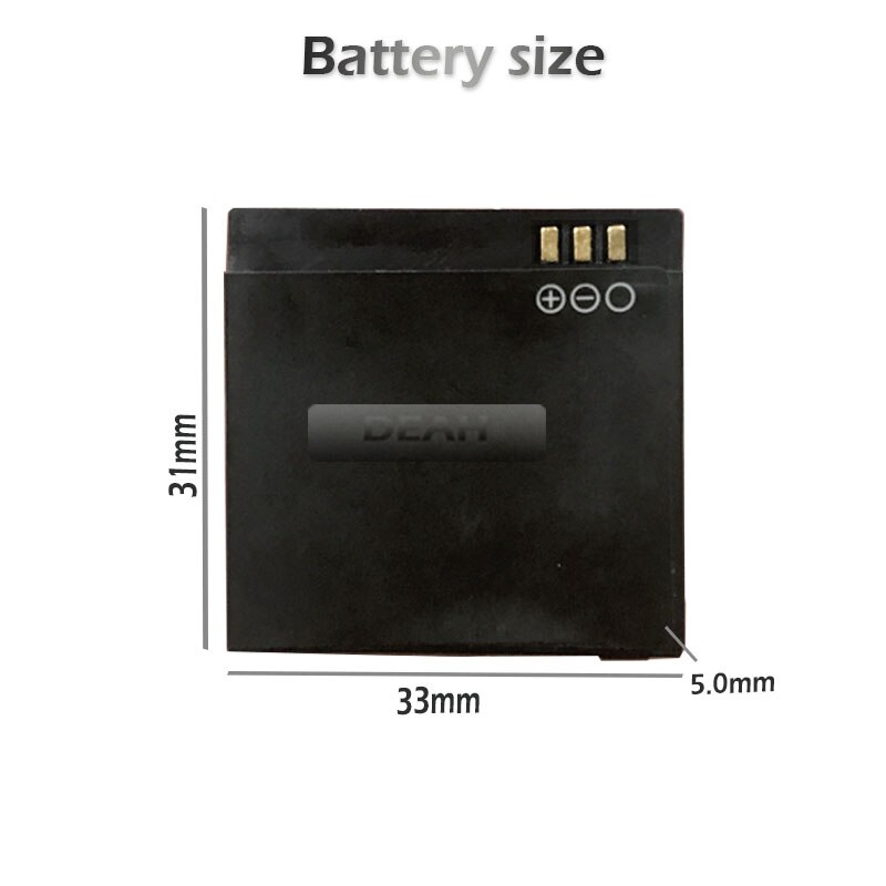 1-2 stuks brand 3.7V 500mAh Oplaadbare Li-Ion Polymeer Batterij Voor Slimme Horloge Q18 robot Lithium batterijen