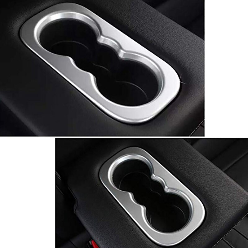 Auto accessoire Chrome mat arrière Central eau support de verre cadre garniture pour Renault Koleos / ABS