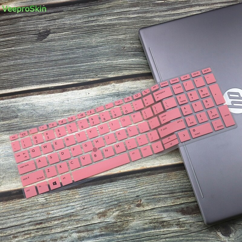Laptop tastatur cover protector skin til 15.6 " hp elitebook 755 g5 850 g5 15.6 tommer: Lyserød