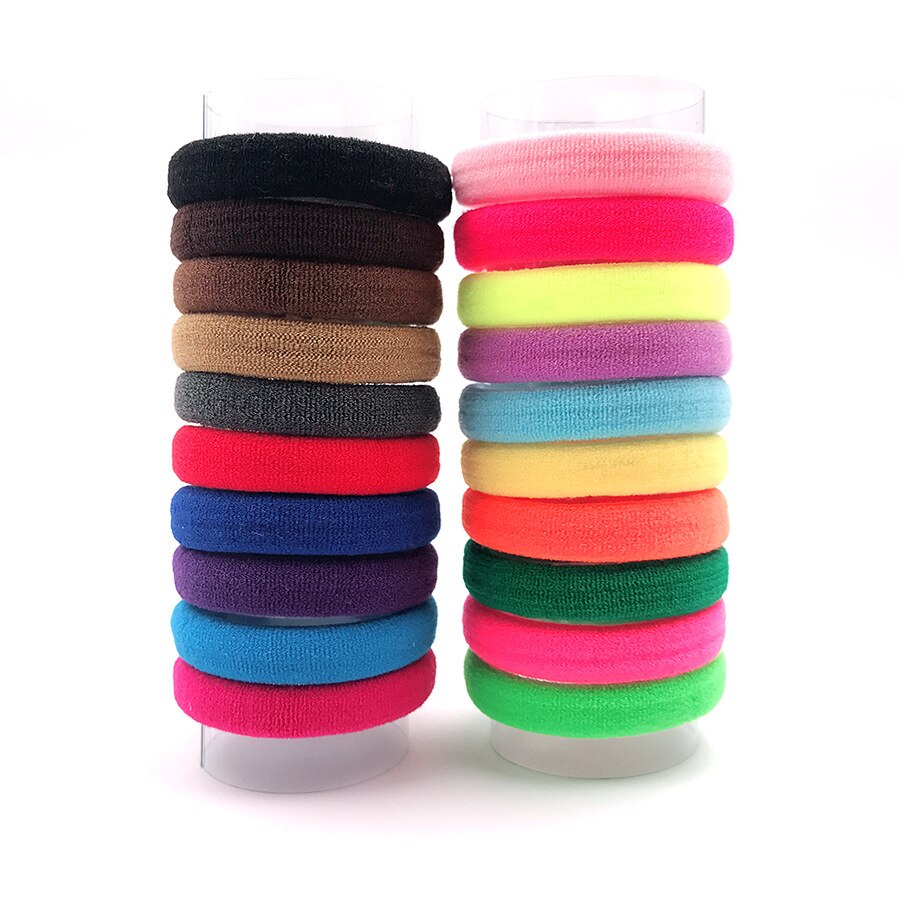10/50/100PCS Morandi Rubber Bands Candy Colors Nylon Elastic Hair Bands Ponytail Holder Scrunchies Headband Hair Accessories