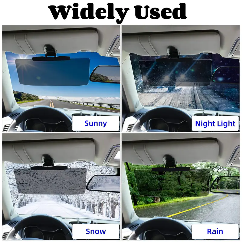 Een in de auto gemonteerde anti-glare spiegel, anti-UV sterk licht voertuigzonnescherm