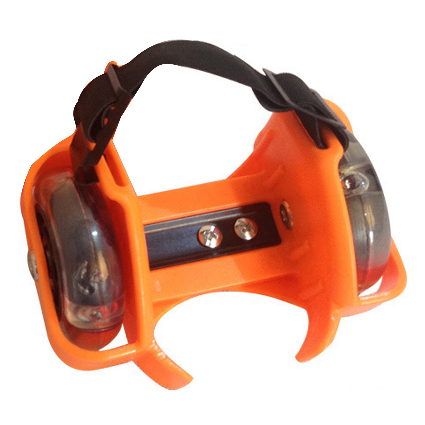 Flash wheel skate sko udendørs sport flash runaway pulley hjul flyvesko selvlysende hjul lys rullesko til børn: Orange