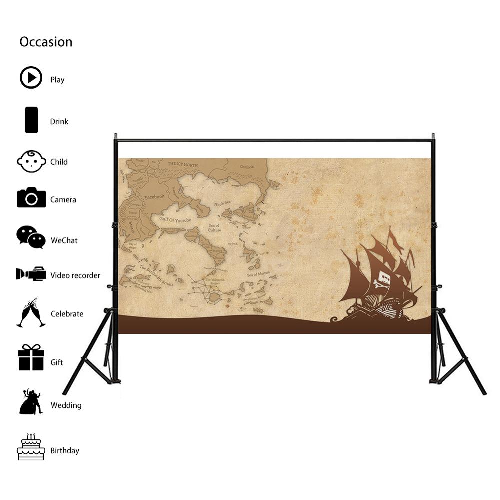 150x100cm DIY Decor Map Home Office Wall Decor Painting Photography Backdrops Photo Studio Props