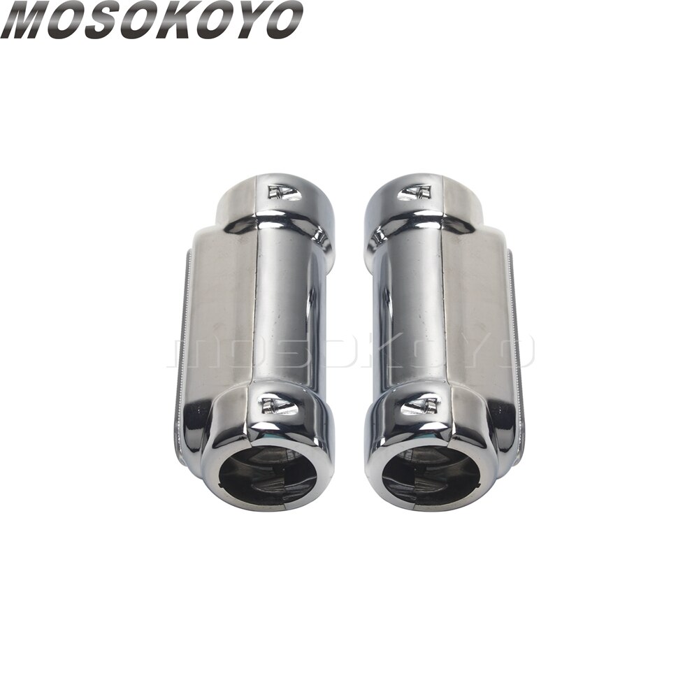 Chrome Motorcycle Highway Bar Switchback Driving Light White Amber LED 1.25'' Crash Bars For Yamaha Harley Touring Universal