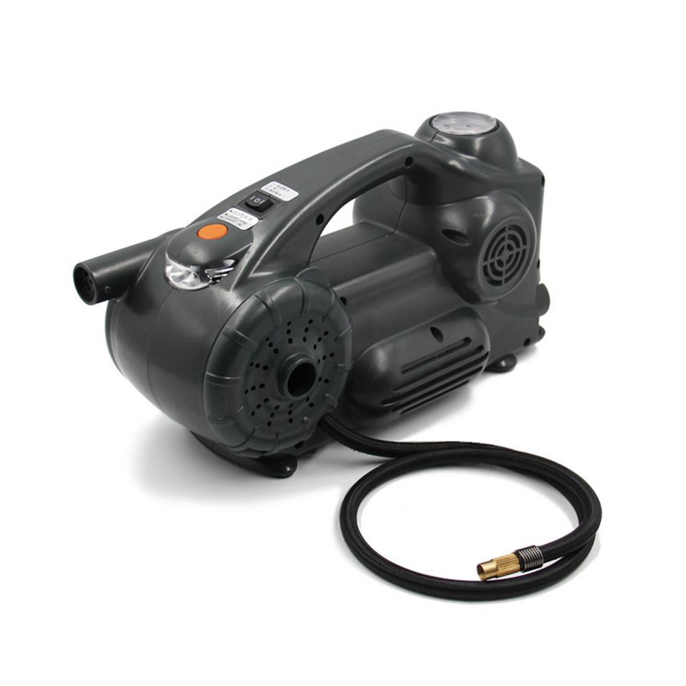 12V Electric Inflatable Pump Car Air Compressor Quick Air Filling Compressor With Nozzles For Car Camping Life Buoy Boat Cushion