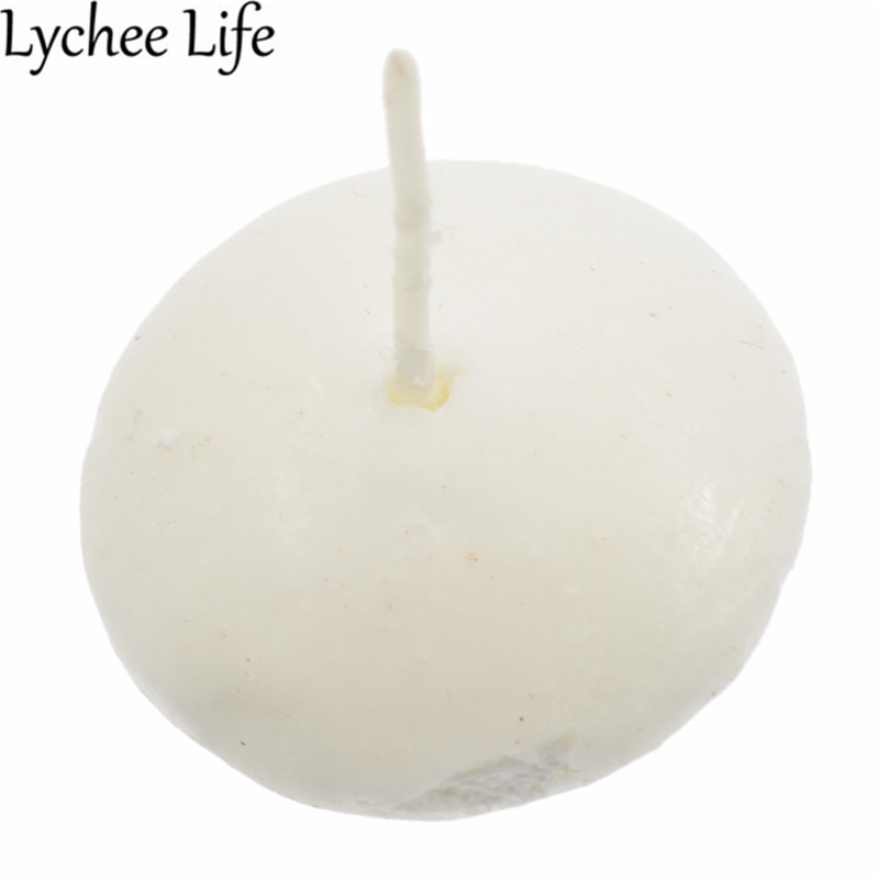10 Uds velas flotantes de agua velas blancas de forma redonda para de boda decoración moderna creativa de la habitación del hogar artesanías
