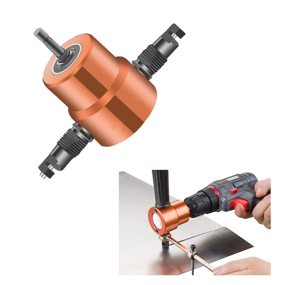 GRIGNOTEUSE DE TÔLE à Double tête, coupe-scie, perceuse électrique GRIGNOTEUSE DE TÔLE à Double tête, coupe-scie, perceuse électrique