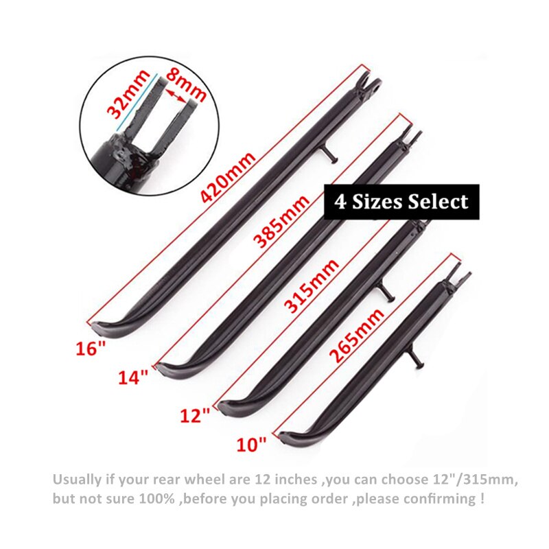 Siempre yo suciedad Pit Bike caballete lateral para CRF50 XR50 CRF70 XR70 50cc 70cc