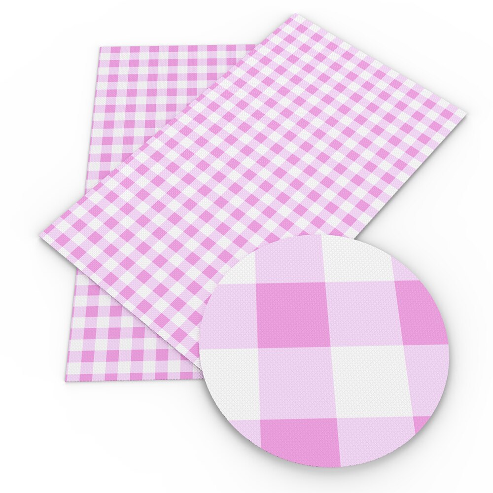 20*34cm plaid printet imiteret læder ark vinyl kunstlæder tøj polstring diy øreringe tilbehør ,1 yc 12903: 1113460001