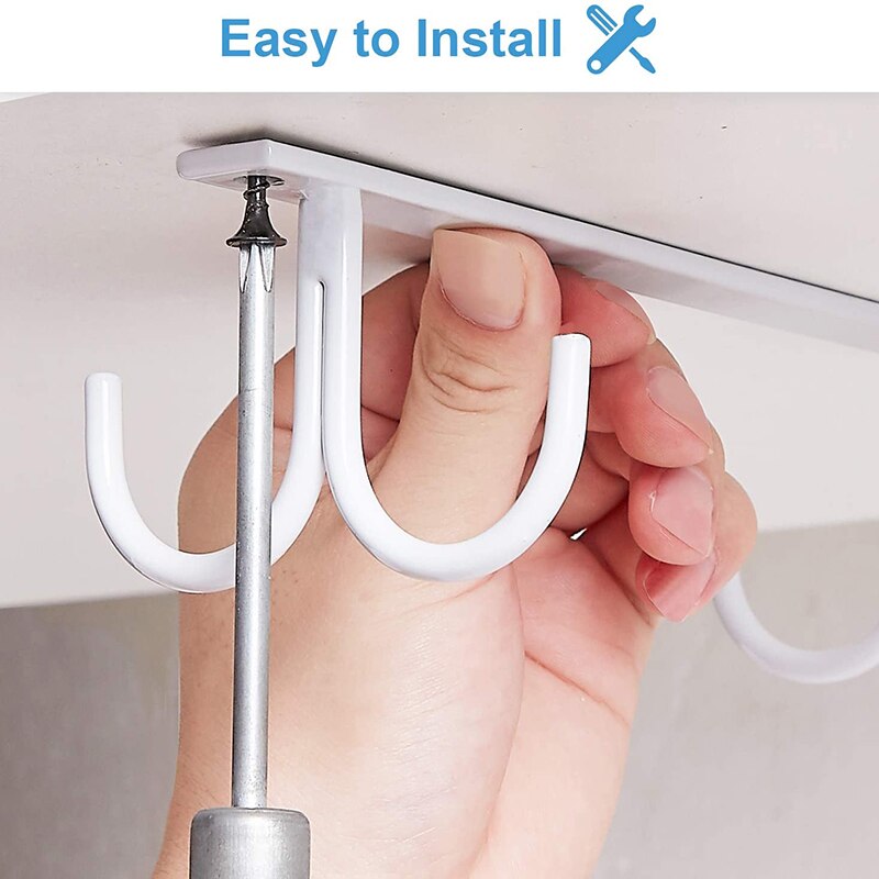 Stojak na kubek strąk szafką-uchwyt na filiżankę kawy, 12 kubków haczyki strąk półką, wyświetlacz wiszące kubki robić suszenia