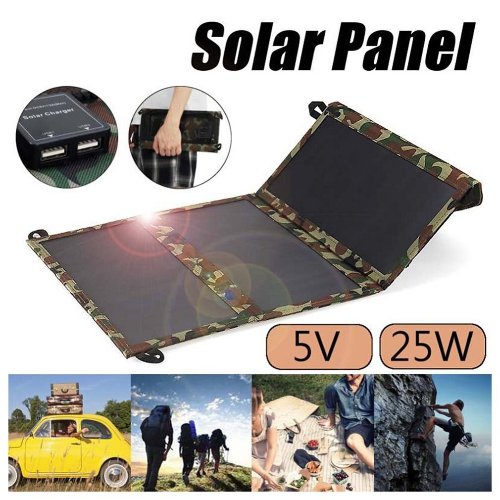 Sunpower 25W Solar Charging Panel Mobile Phone Charging Panel Solar Pack Outdoor Folding 25W Solar Charging Panel