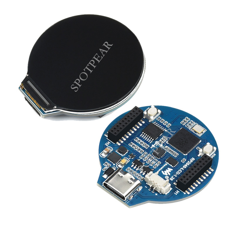 Raspberry Pi PICO RP2040 development board Onboard 1.28inch Round Touch LCD Display Screen / Accelerometer / Gyroscope Sensors