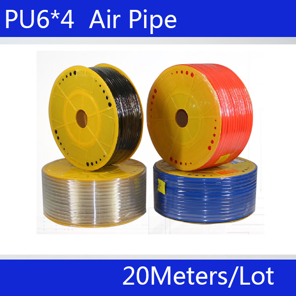 Quick-Release Slang PU6 * 4 Pu Slang 20 M/partij Air Compressor Slang Pneumatische Luchtslang Voor Air Compressor slang Id 4Mm Od 6Mm