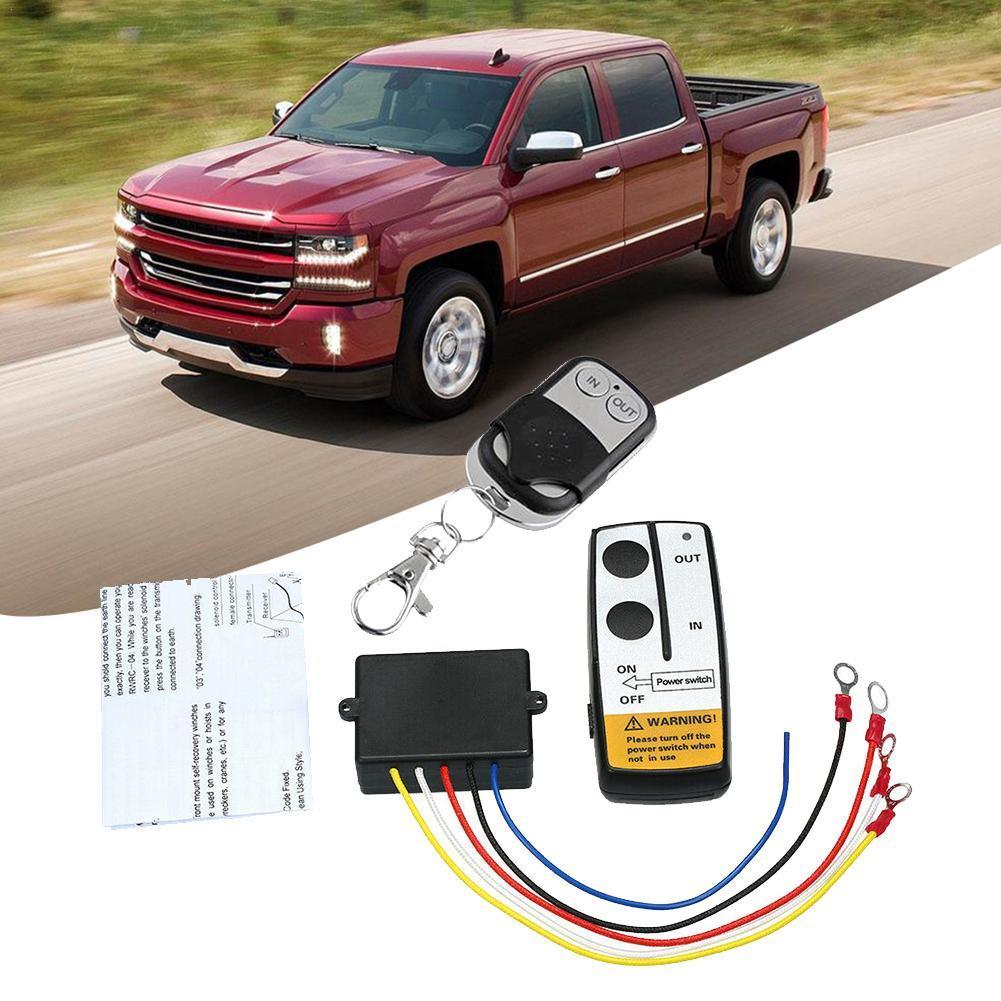 12V Long Range Wireless Remote Control Kit For Truck Control Accessories Winch Waterproof Remote ATV Car Car Switch Jee B0V0
