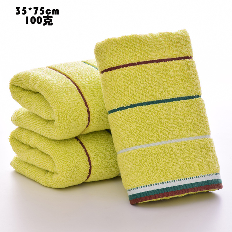 35*75cm Face Towel Adult Soft Terry Absorbent Quick Drying Body Hand Hair Bath Towels Washbasin Facecloth Bathroom Towels: Colour2    1pcs / 35x75cm