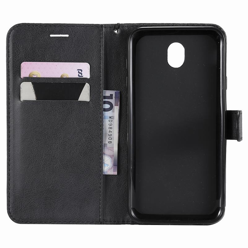 fallen Für Samsung Galaxis J7 J730F fallen Leder PU Brieftasche Silikon Zurück Abdeckung Für Samsung J7 J730 Abdeckung coque EU Ausführung