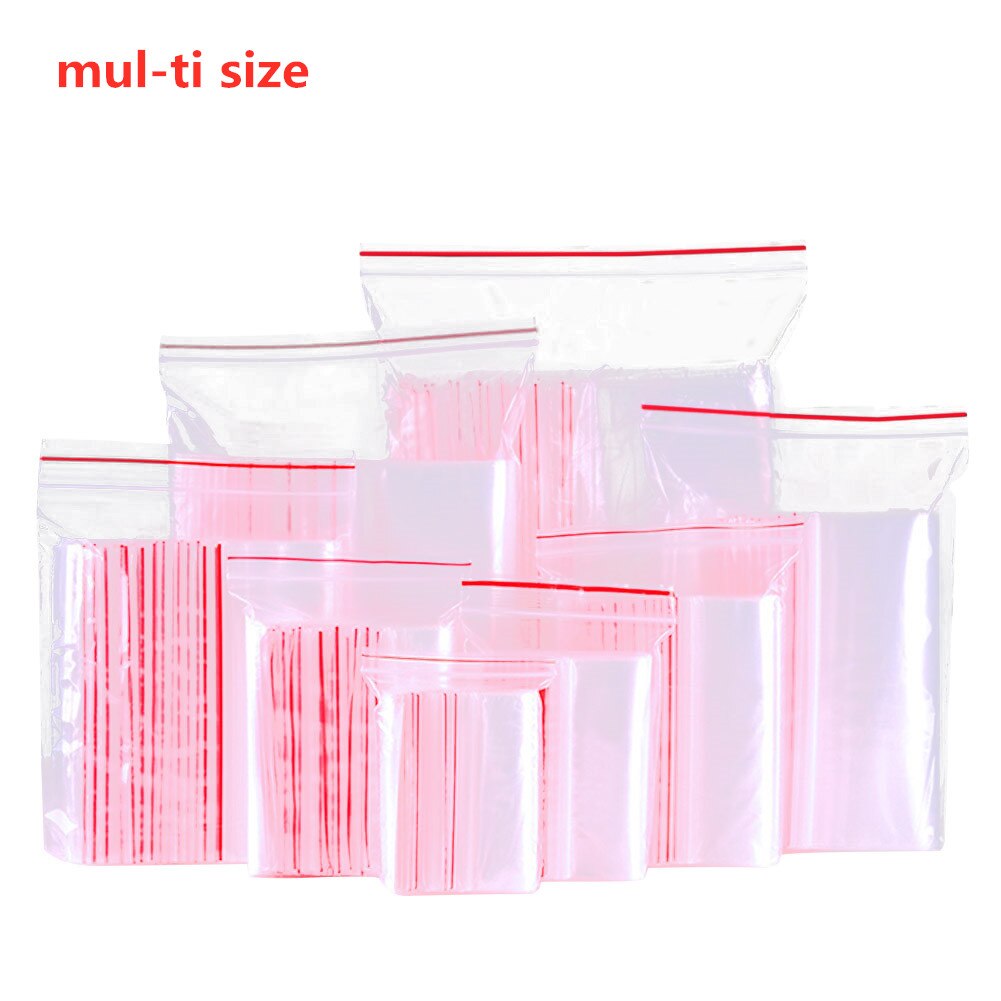 10Pcs Peva Silicone Voedsel Opbergtas Herbruikbare Vriezer Tas Lekvrij Top Zip Lock Tassen Keuken Organizer Vers Houden tas: 100pcs