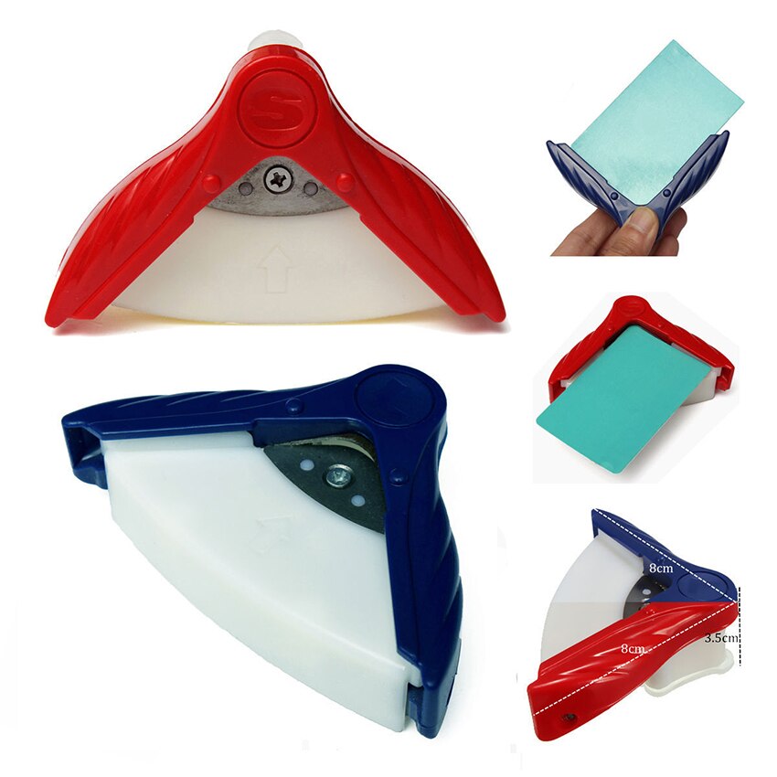 Corner Rounder Punch, R5 5Mm Corner Cutter Voor Papier Ambachtelijke, Laminaat, Diy Projecten, foto Snijder, Kaart Maken, Geel, Rood, Blauw