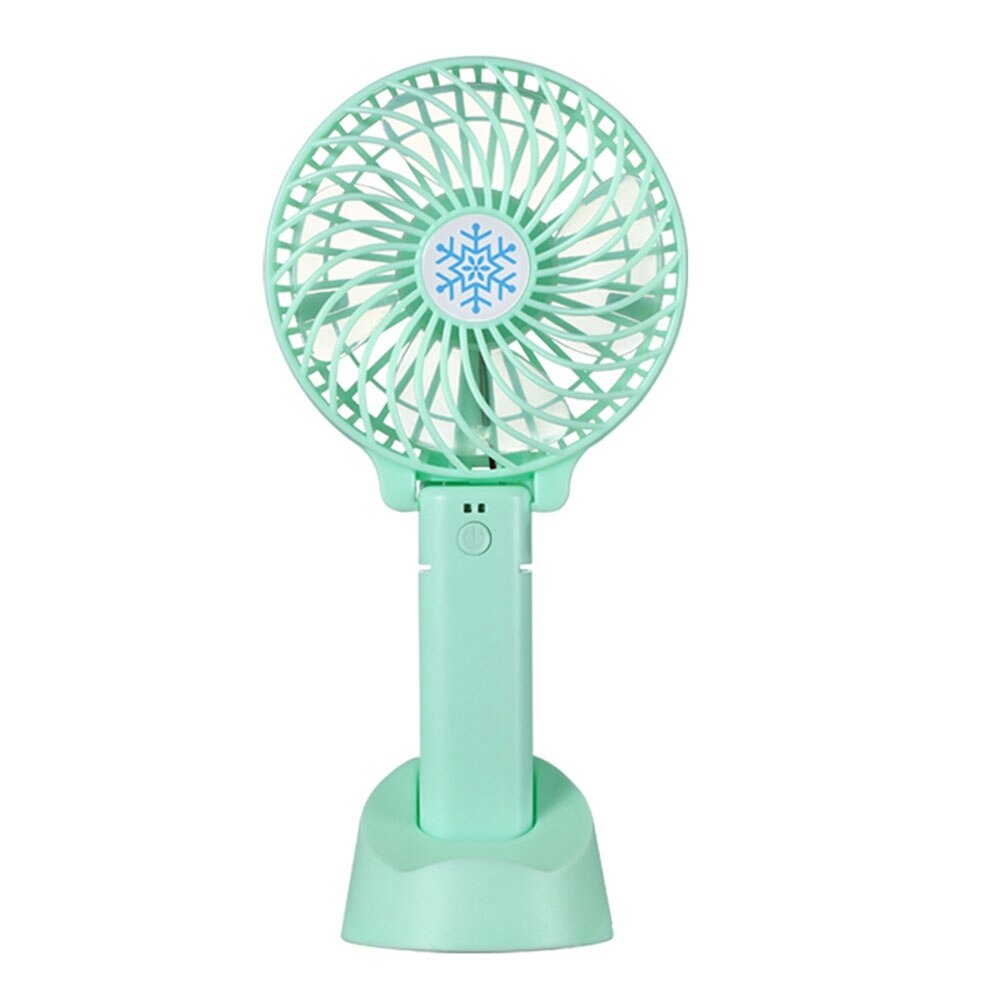 Summer Portable Mini USB Powered Fan Rechargeable Personal Fan for Desktop Office Table USB Cooling Fans: green 2