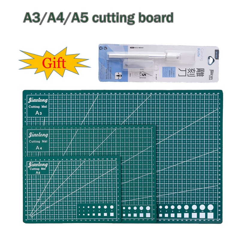 Planche à découper en résine naturelle A3 A4 A5, planche à découper à Double face auto-réparatrice faite à la main, découpeur de Photo bricolage