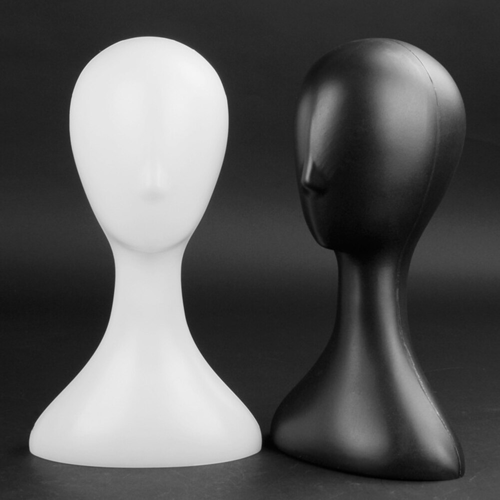 Pro Female Plastic Abstract Mannequin Manikin Head Model Wig Hair Display Stand Mannequins Head Model Hair Glasses Display