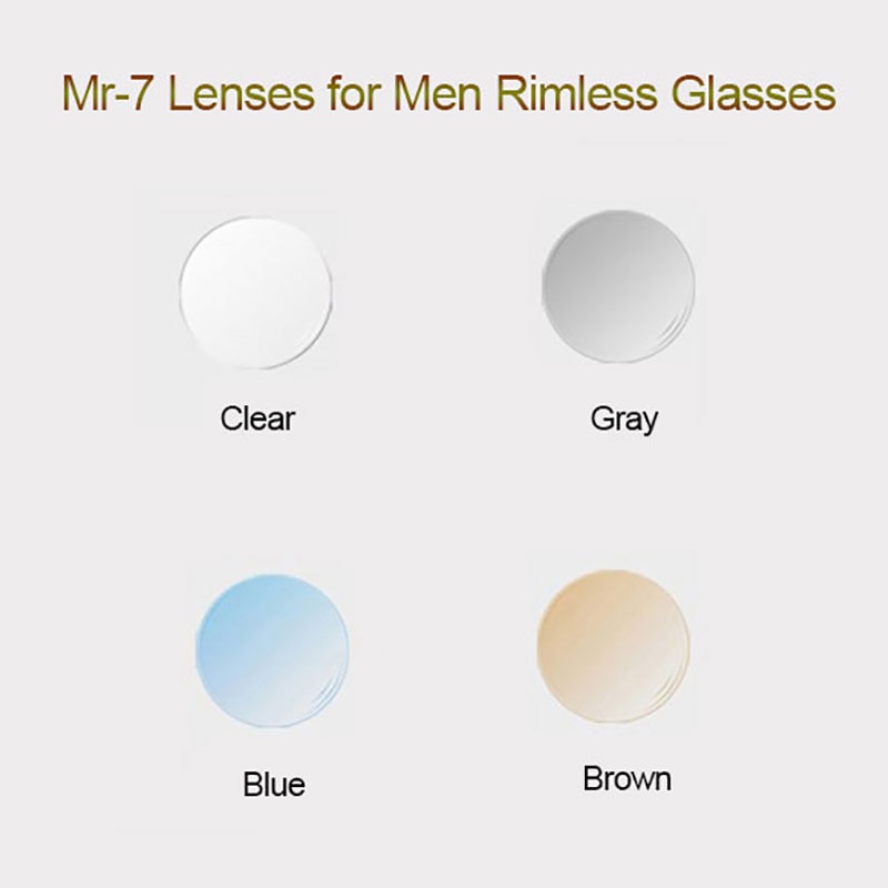 MR-7 Optische Recept Getinte Lenzen Super Vasthoudend Asferische Optische Brillen Lenzen UV400 Effen En Gradiënt Getinte