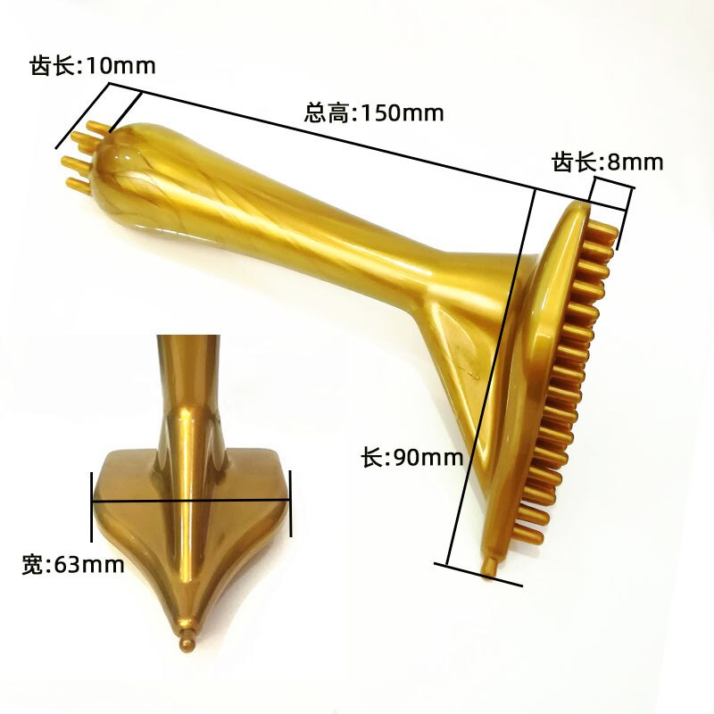 Meridian Brushing And Five Elements Meridian Massage Brushing Triangle Brushing Movable Tendons To Warm Essential T3061XBE