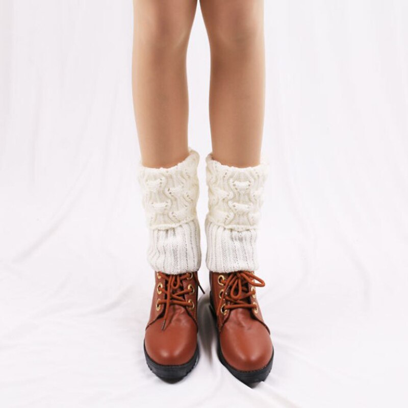 Women Crochet Boot Cuffs Knit Toppers Boot Socks Winter Leg Warmers