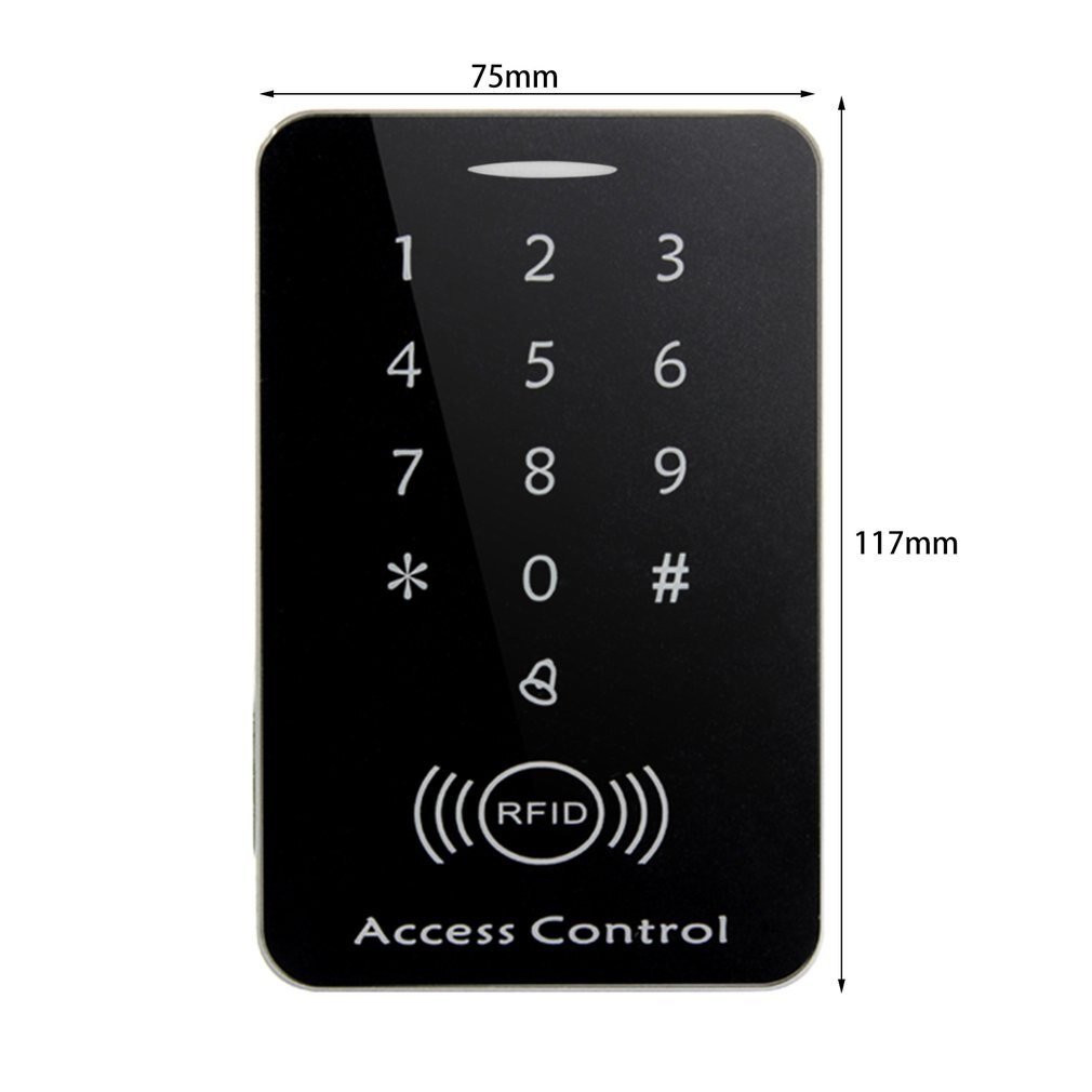 M203SE RFID Standalone Touch Screen Access Control Card Reader With Digital Keypad 10pcs Keys Card For Home Apartment Factory