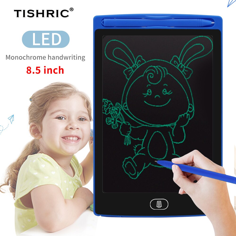 Almohadillas de dibujo de 8,5 pulgadas, tableta gráfica Digital para dibujar, tableta de escritura LCD para niños, bloc de notas electrónico, tablero inteligente portátil