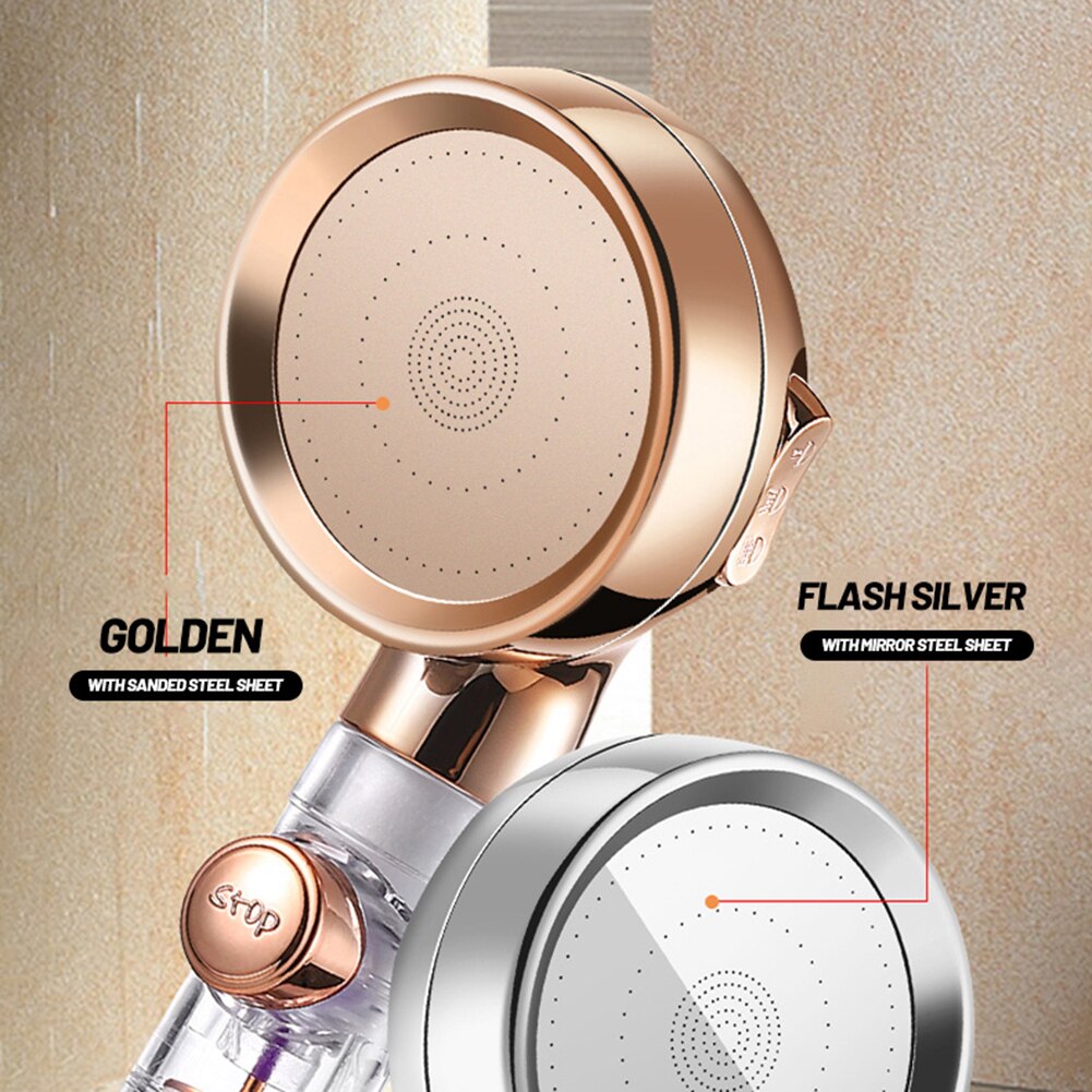 Oszczędne zużycie wody i wysokie ciśnienie głowica natryskowa 360 obrócona głowica prysznicowa z opadem deszczu łazienka ręczny prysznic z hydromasażem strąk ciśnieniem