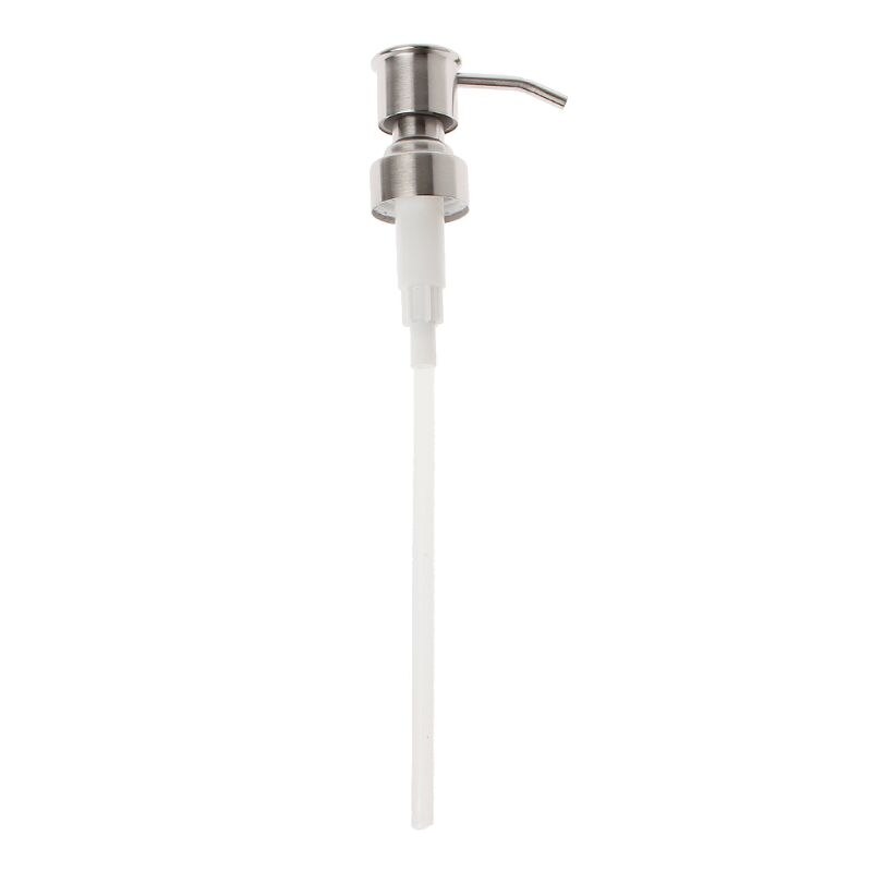 Stainless Steel Liquid Soap Dispenser Nozzle 12 OZ Hand Lotion Pump Fitting