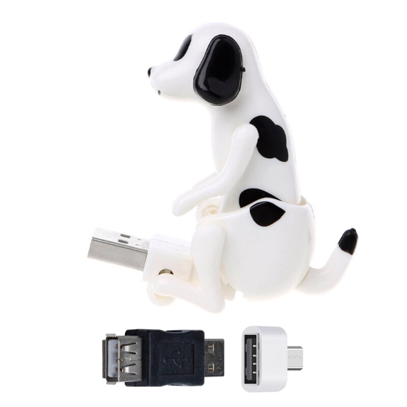 Cute 4GB-64GB Humping Dog USB 2.0 Flash Drive for Laptop Tablet Mobile with Micro USB or USB plug and OTG disk: white8