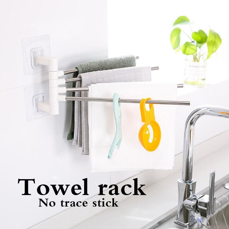 Porte-serviettes ventouse porte-serviette rotatif support étagères porte-serviettes mural pas de perçage salle de bain rangement porte-serviettes