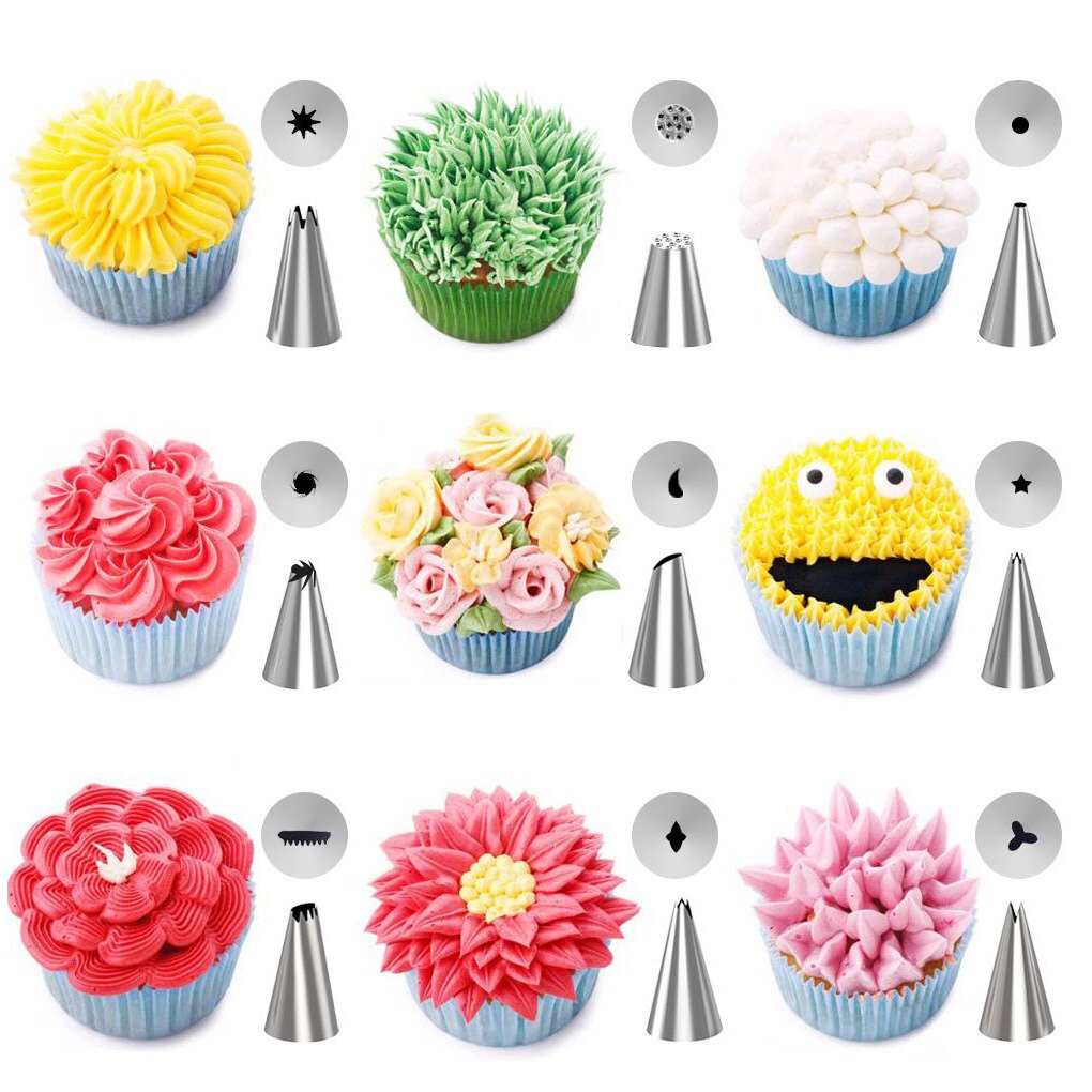 42 Stks/set Cake Icing Bag Piping Nozzles Decorating Kit Gebak Bakkerij Icing Tool Set