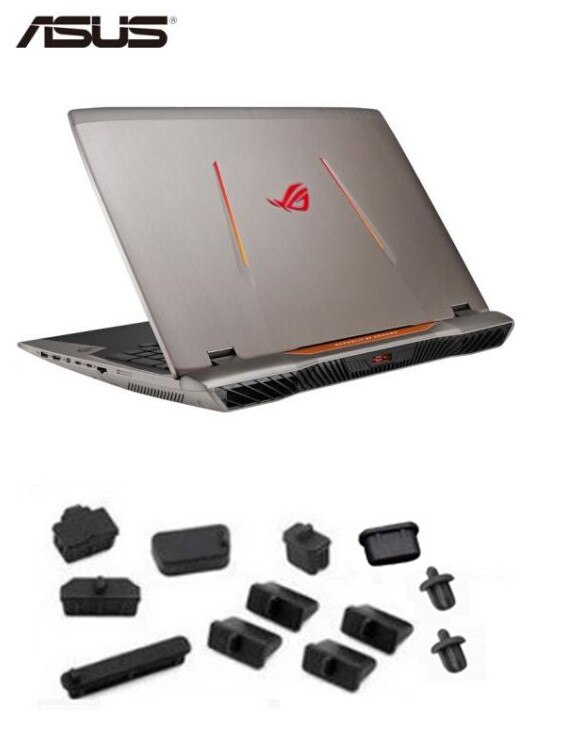 Silicone plug port cover For ASUS G751 G751J G750 G750J G75 G75VW G752 G752VT GL503 GL504 GL553 GL553VW ProArt StudioBook 16