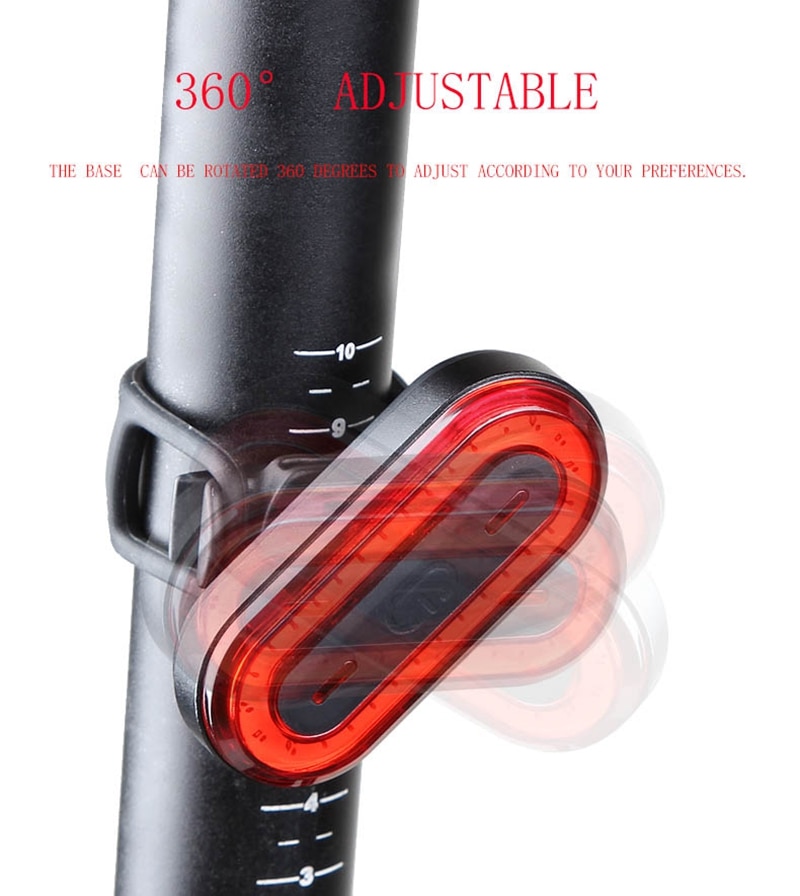 Usb Oplaadbare Fiets Achterlicht Fietsen Led Achterlicht Terug Lamp Voor Fiets Teken Vouwfiets Accessoires Led Fiets Licht