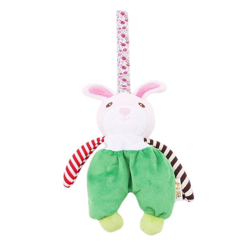 Nuovo Arrivo Multi-Funzionale Musicale Giocattolo Del Coniglio panda Del bambino auto Appeso Letto Sedile del Gancio Pendente Della Peluche Giocattolo Del bambino Appena nato giocattoli Regalo