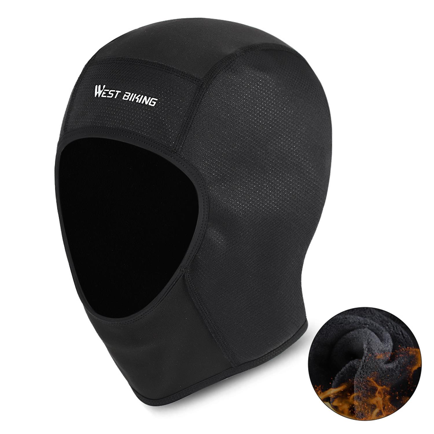 Breathable Waterproof Bicycle Cap Cycling Helmets Inner Caps Anti-Sweat Hat Under Helmet Lining Caps Warm Outdoor Neck Sleeve