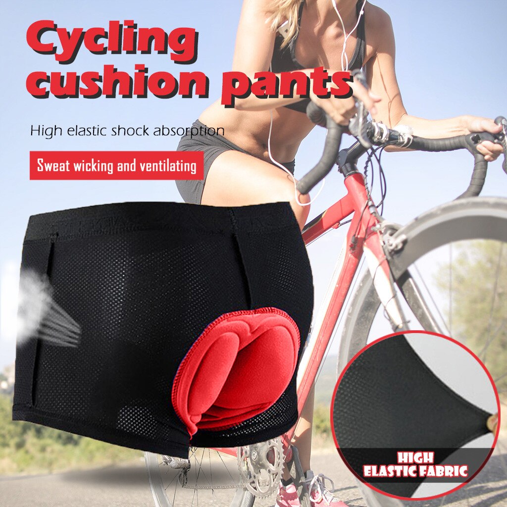 Pantalones cortos de ciclismo con almohadilla de Gel 3D, ropa interior, a prueba de golpes,