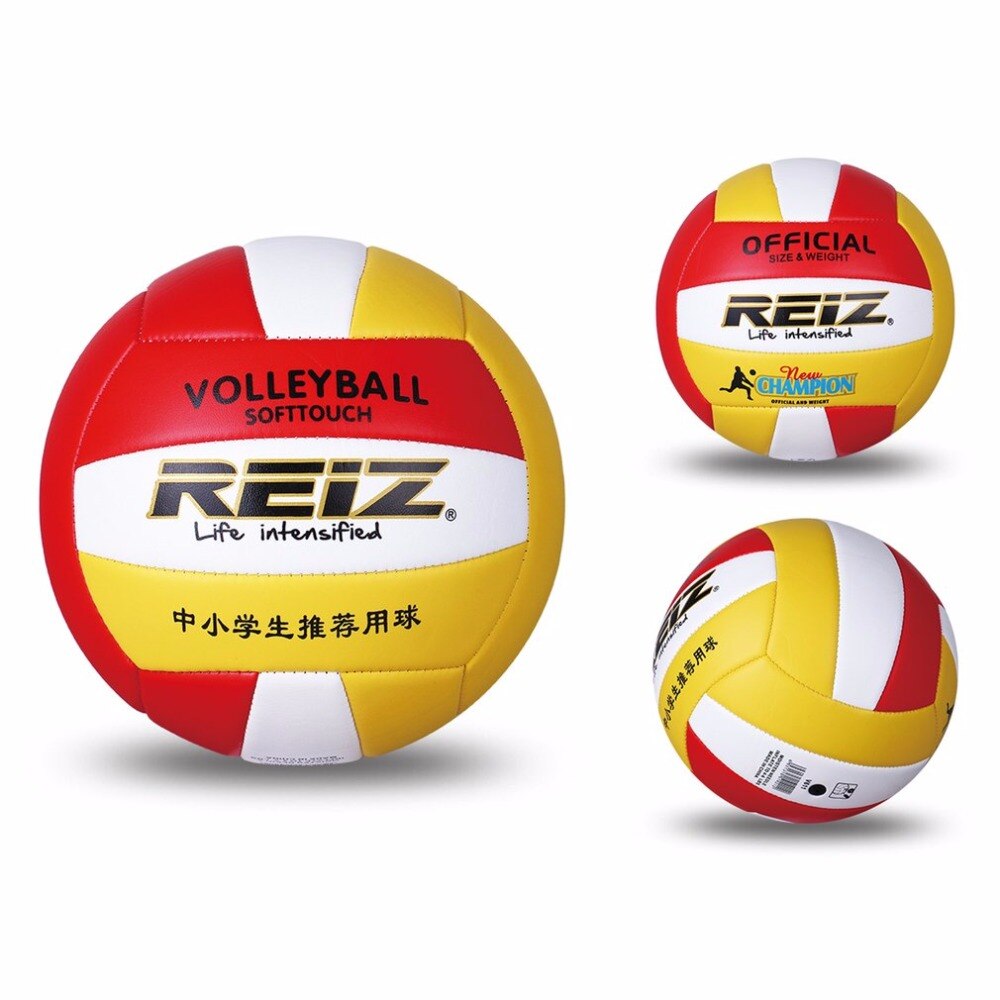 Soft PU Official Size 5 Volleyball Indoor & Outdoor Training Ball With Net Needle