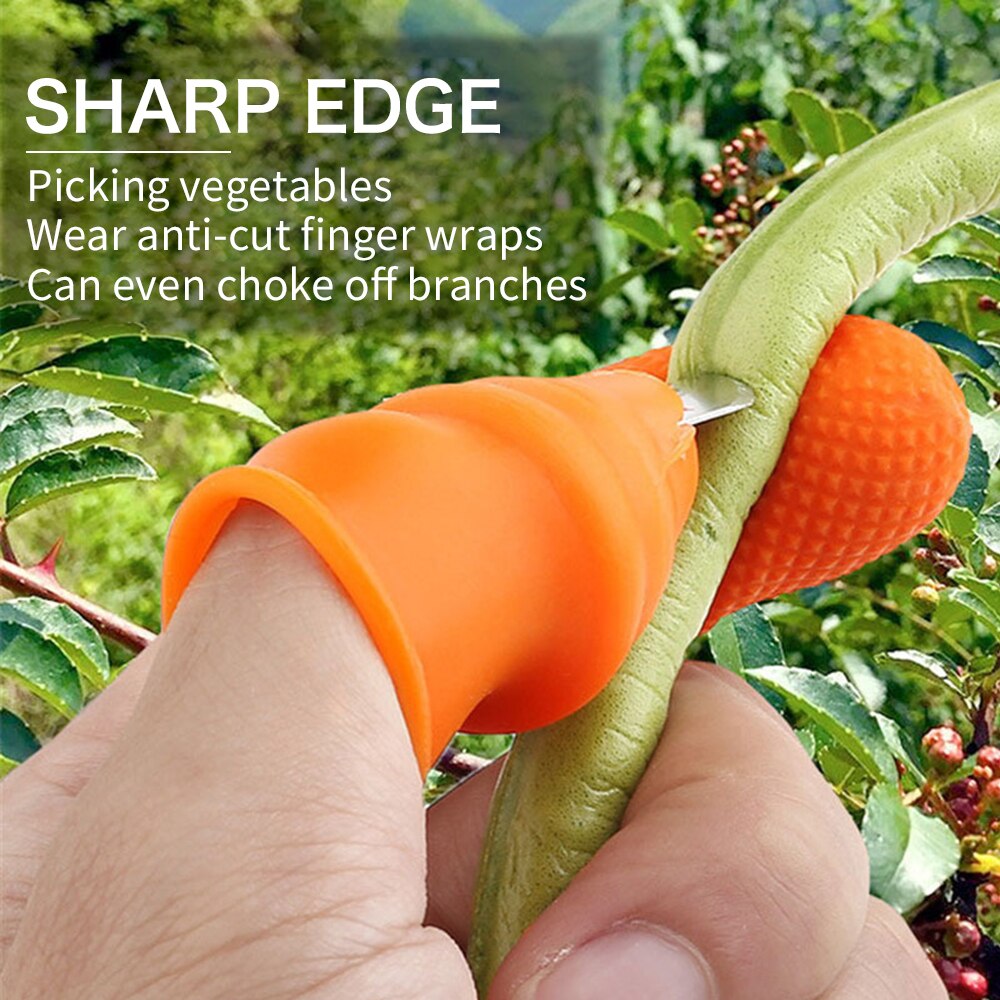 Herramientas de jardinería, cortador de pulgar, dedo separador, herramientas, dispositivo de recolección, tijeras de podar para cosecha de jardín, jardinería de plantas, artefacto