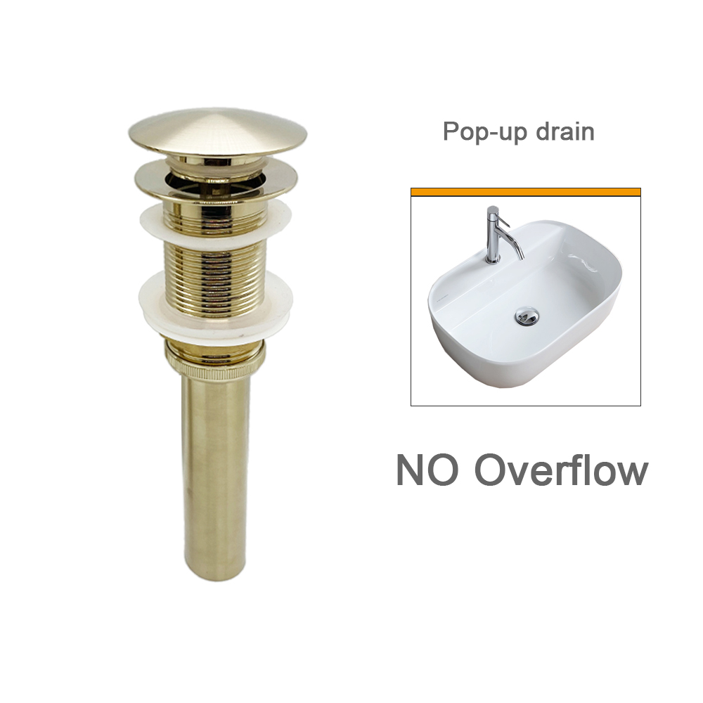 8-Farben-Pop-hoch-Abflussrohr-setzt für Badezimmer, Waschbecken, Abfallstopfen, Ventil, Waschbecken, Wasserkopf, undichtes Stopper-einstellen, Rotguss, Grau, Weiß: Licht Grün