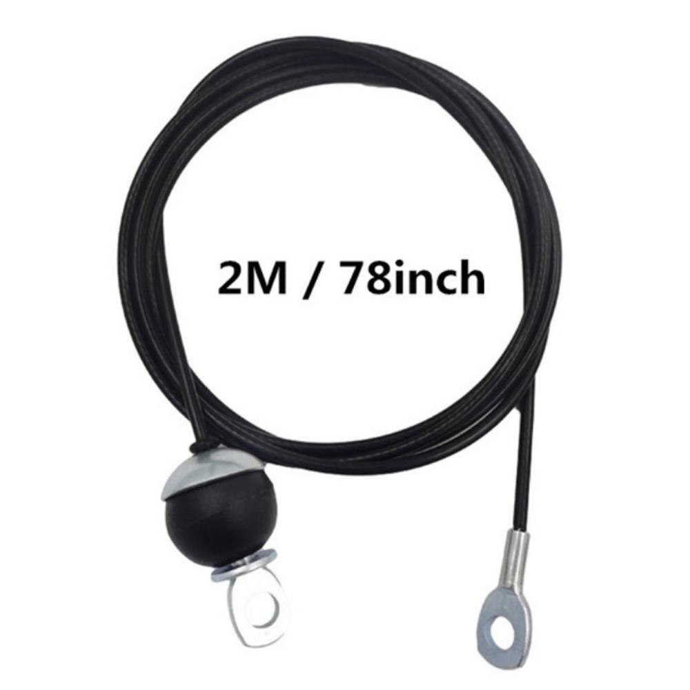 5mm 2m Lifting Load Adjustable Steel Fitness DIY Pulley Cable Rope Machine Attachment System Workout Equipment Sport Accessories: 2