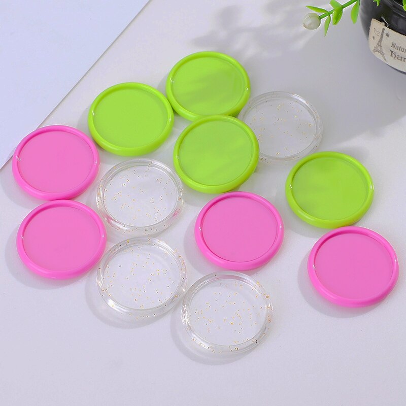 100 Stuks Solid Candy Kleur Gelukkig Planner Disc Voor Notebooks 35Mm Diy Discbound Discs Paddestoel Loose Leaf Binder Voor planner