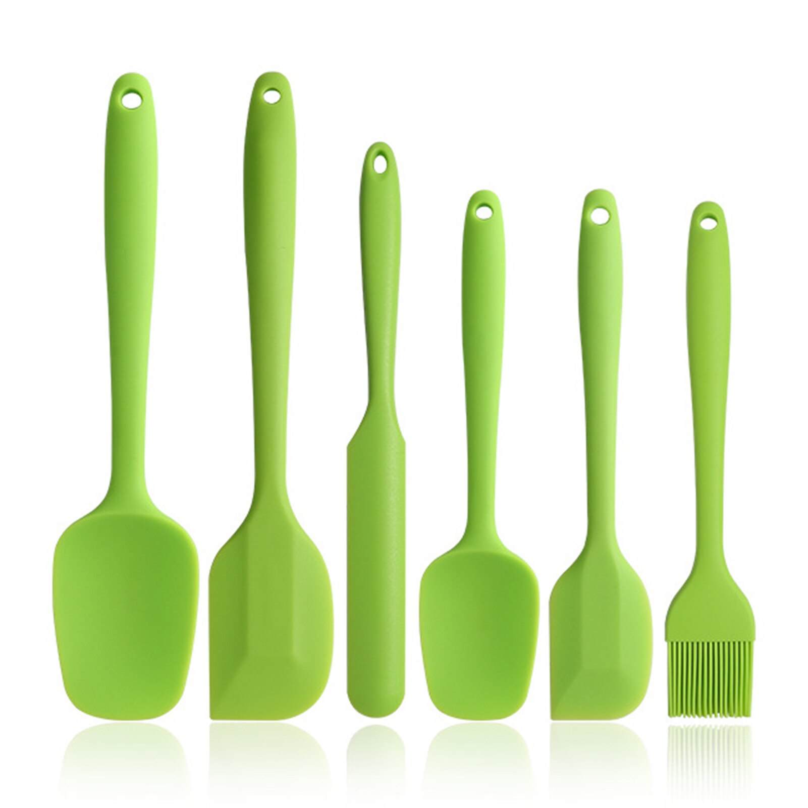 6 stuks siliconen boter spatel crème taart schraper keuken kerst bakken tool keuken accessoires gadget принадлежности