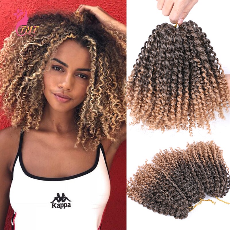 Marly Jerry Curl Jamaicaanse Bounce Gehaakte Vlechten Haar Ombre Synthetische Lente Twist Vlechten Haar Exrensions Voor Zwarte Vrouwen