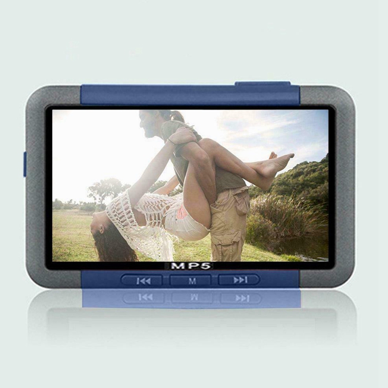Mp5 Video Music Media Player 16Gb 3 Inch 720P Lcd Press Screen Fm Radio Blue Plastic