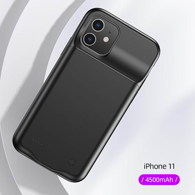 USAMS ładowarka tylna obudowa dla Iphone 12 pro max mini Power Bank ładowarka pokrywy skrzynka dla iPhone 11 Pro max X XR 6 7 8 plus